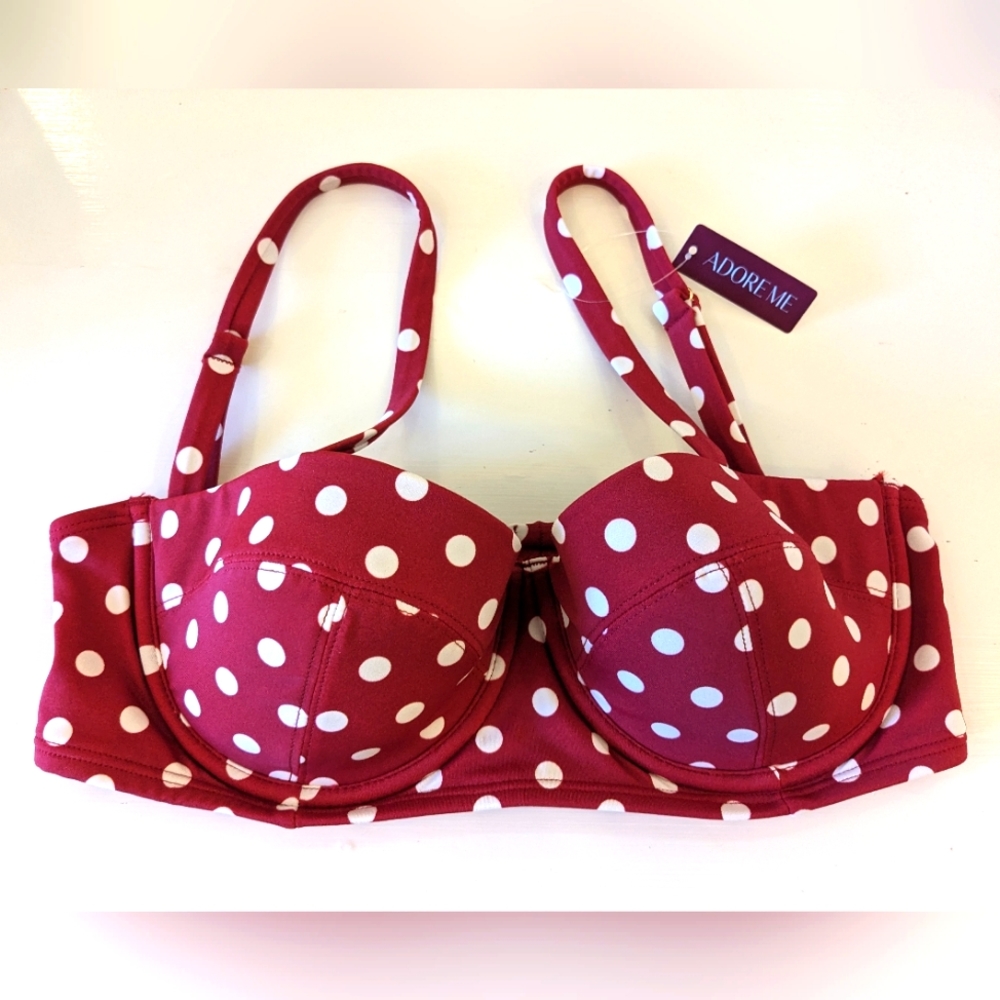 Adore Me Vivien Contour bikini top only NWT 30DD